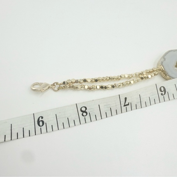 Kinsley Armelle GOLD CRUSH Adjustable BRACELET - Picture 6 of 9